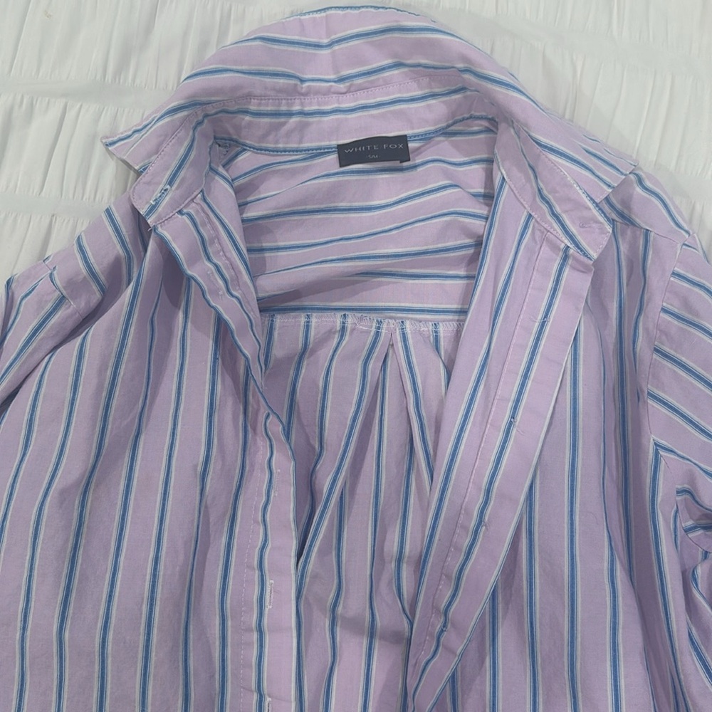 White Fox Oversized Button Down - image 3